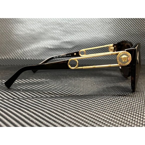 Versace Havana Round Womens Sunglasses